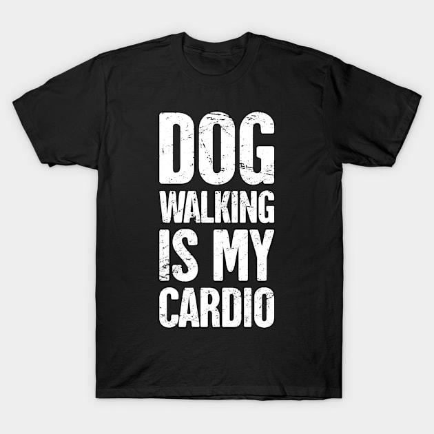 Funny Dog Walking Gift For Dog Walker T-Shirt by MeatMan